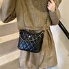 Rhombus chain bag women's 2025 new trendy fashion retro underarm bag niche texture shoulder bag messenger bag