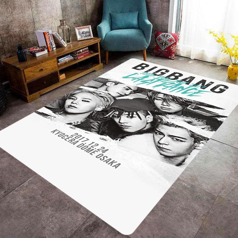 BigBang Last Dance: Osaka 2017 Carpet Floor Mats Doormat Room Protective Pad Christmas Gifts