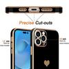 Protective Case - E.F.CONNECTION - for iPhone 14 Pro - Flexible - Heart Pattern - Anti-Scratch