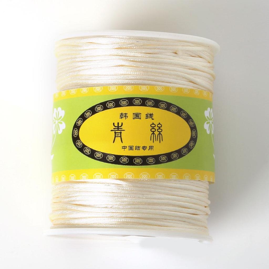 70Meter Korean Silk Cord Thread Knot China Bow Beading Bracelet Braided DIY Jewelry