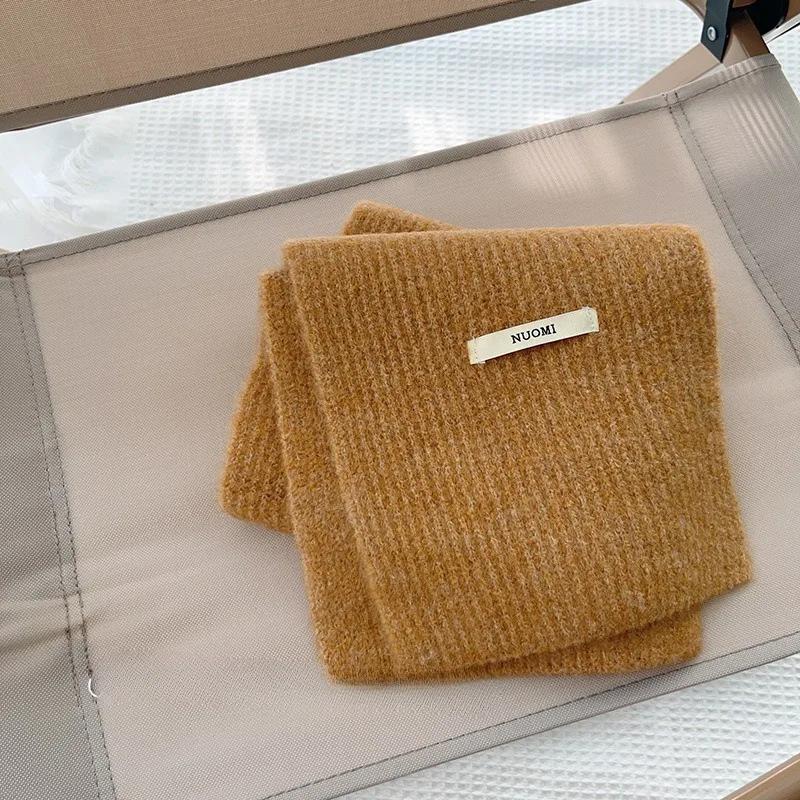 1-8Years Wool Versatile Children's Scarf Autumn and Winter Knitted Warm Scarves for Boys and Girls Trendy Windproof Headscarf