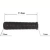 2pcs Wheelbarrow Handles Rubber Round Tubes 30mm Anti-skid Shock Absorption Universal Weatherproof Replacement Handle Cover