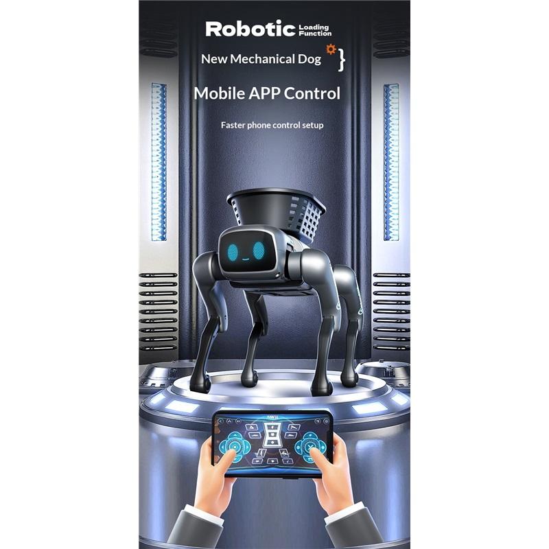 Smart Bionic Robot Dog Remote Control Electric Toy AI Programming Educational Toy For Kids Boys Birthday Gift New Arrival