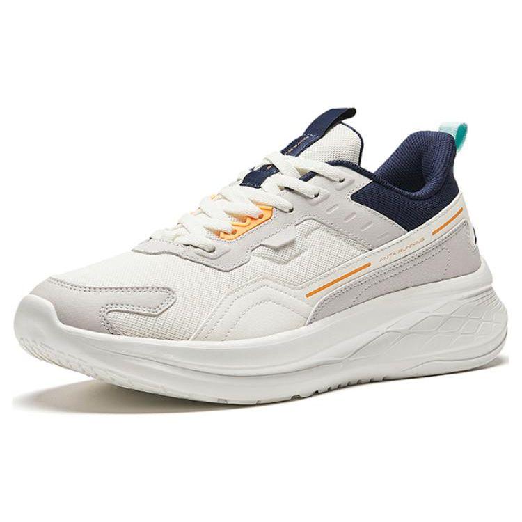 Anta Comfortable Slip Resistant Durable Low Top Running Shoes Men Sneaker White 912345579-3