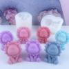 1pc Cute Lion Silicone Candle Mold Handmade Soap Aromatherapy Plaster Resin Making Kit DIY.