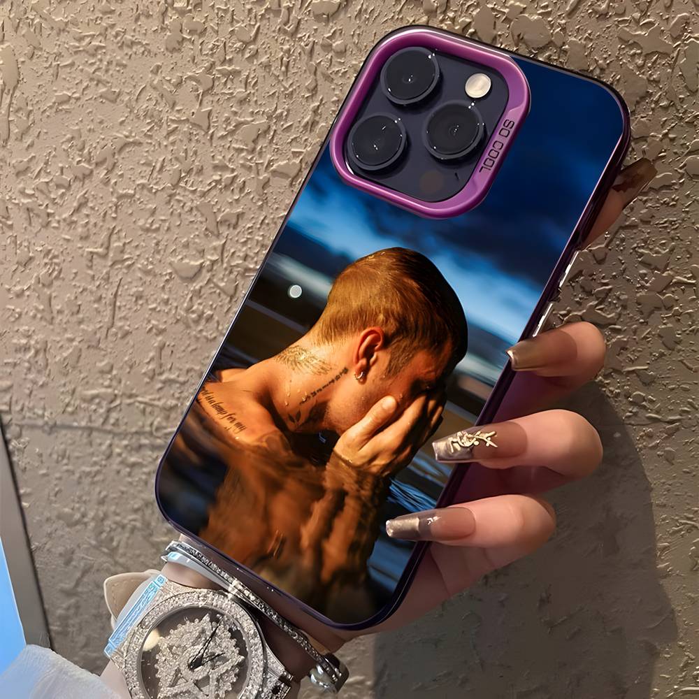 SWAG J-Justin B-Bieber Для Фиолевой Конфеты Матовый Чехол iPhone 17,16,15,14,13,12,11,Mini,Pro,E,SE4,XS,MAX iPhoneX