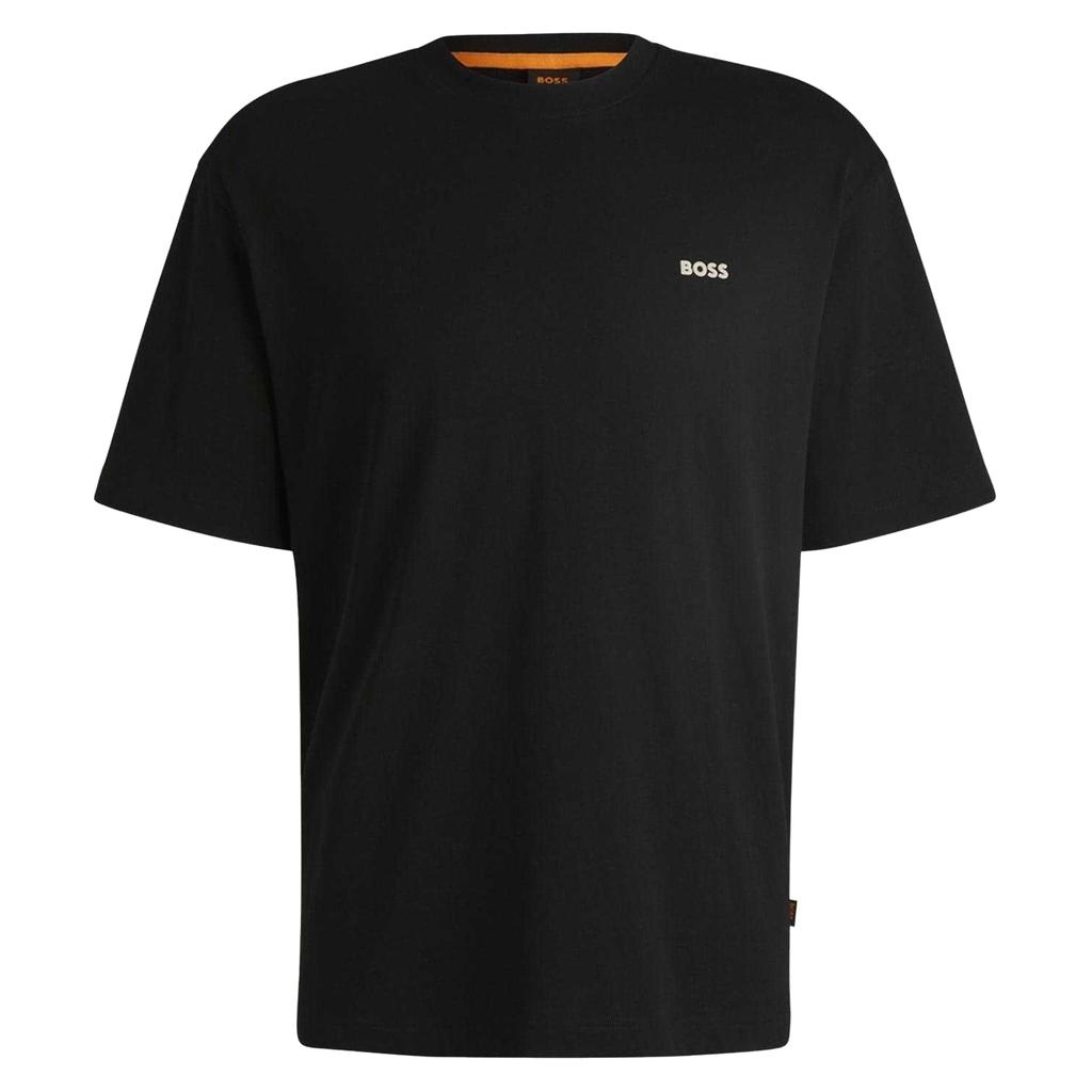 Boss Mens Cactus & Succulents Cotton Regular T-Shirt