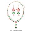 Exquisite Zircon Necklaces Sweet Jewelry Set Niche Clavicle Chain  Jewelry Accessories