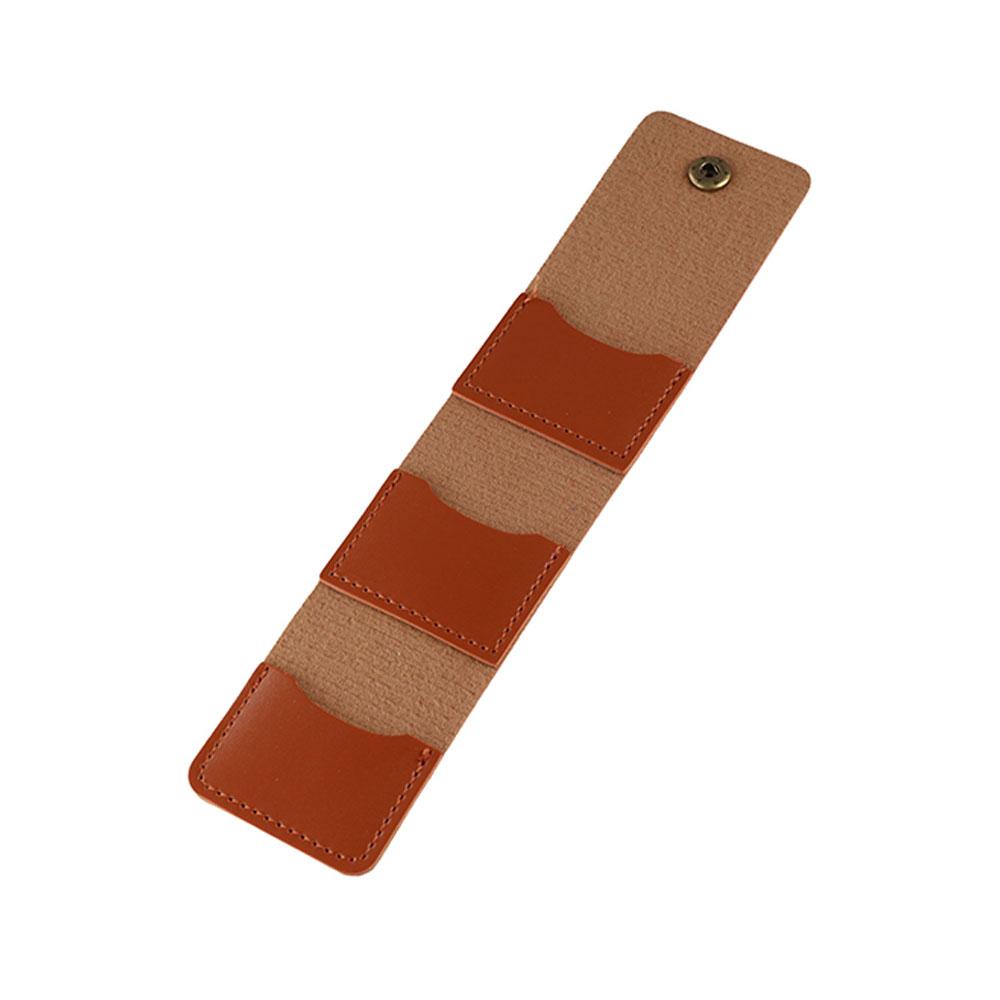 Picks Organizer Gitarrenplektren Halter Etui PU-Leder Gitarrenplektren Halter Tasche Ukulelen