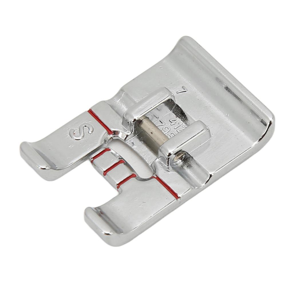 S Presser Foot Wear Resistant Easy Installation Stainless Steel Side Feed Cloth Presser Foot for