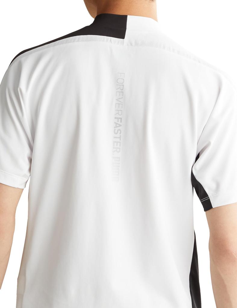 Golf Shirt GOLF Golf PF Stretch CB Tech Cut Mock White Glow [PUMA] Neck/Short Sleeve/627646 Men's
