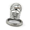 FRRK-12 Stainless Steel Cock Cage Comfortable Chastity Device Penis Lock Sex Tool BDSM with Accessories for Man