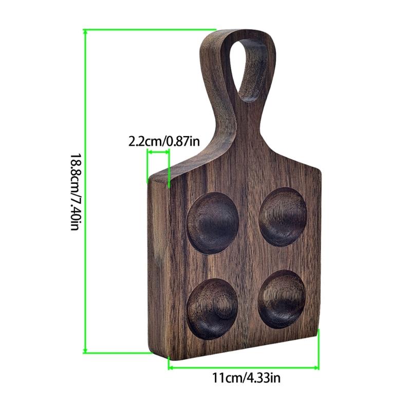 Wooden Eggs Storage Tray with Handle For Refrigerator Countertops Kitchen Organizers Multipurpose Container Eggs Carriers