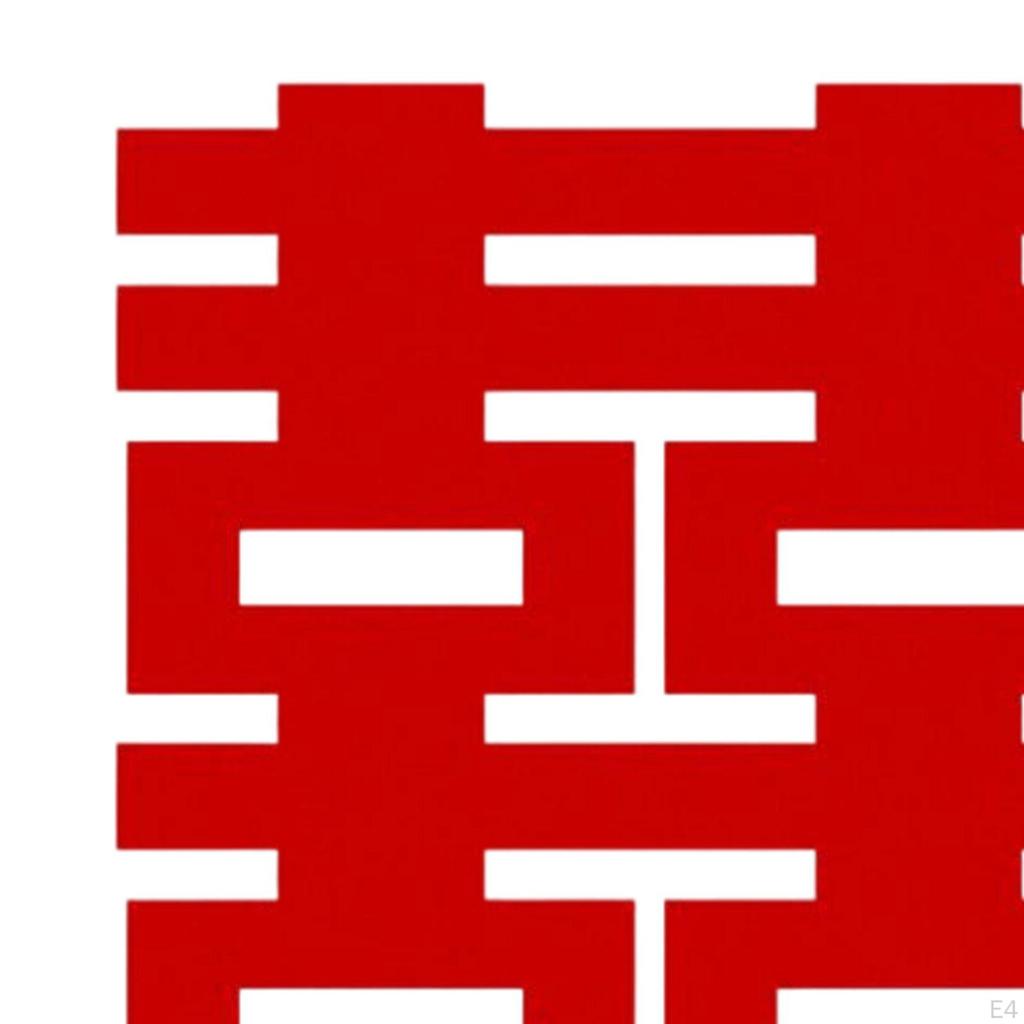 Stickers for Doors Chinese Wedding Decoration Paper Ornament Photo Requisite