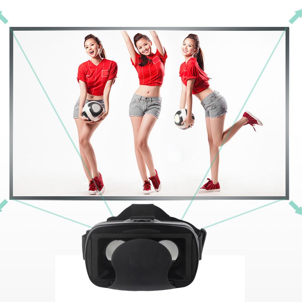 VRG Pro 3D VR Headset Blue Light Eye Protection 3D VR Virtual Reality Glasses with Remote