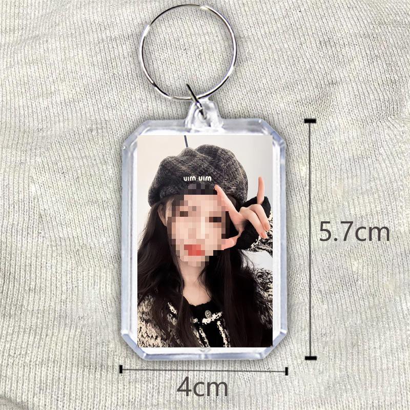 Ju Jingyi Double-Sided Acrylic Keychain & Backpack Charm