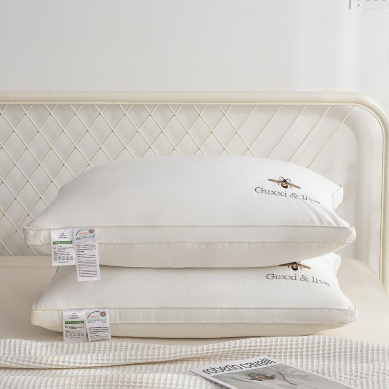 Full Cotton Pillow Core Soy Fiber Pillow Pure Cotton Three-dimensional Single Neck Protection Pillow Five-star Hotel Pillow