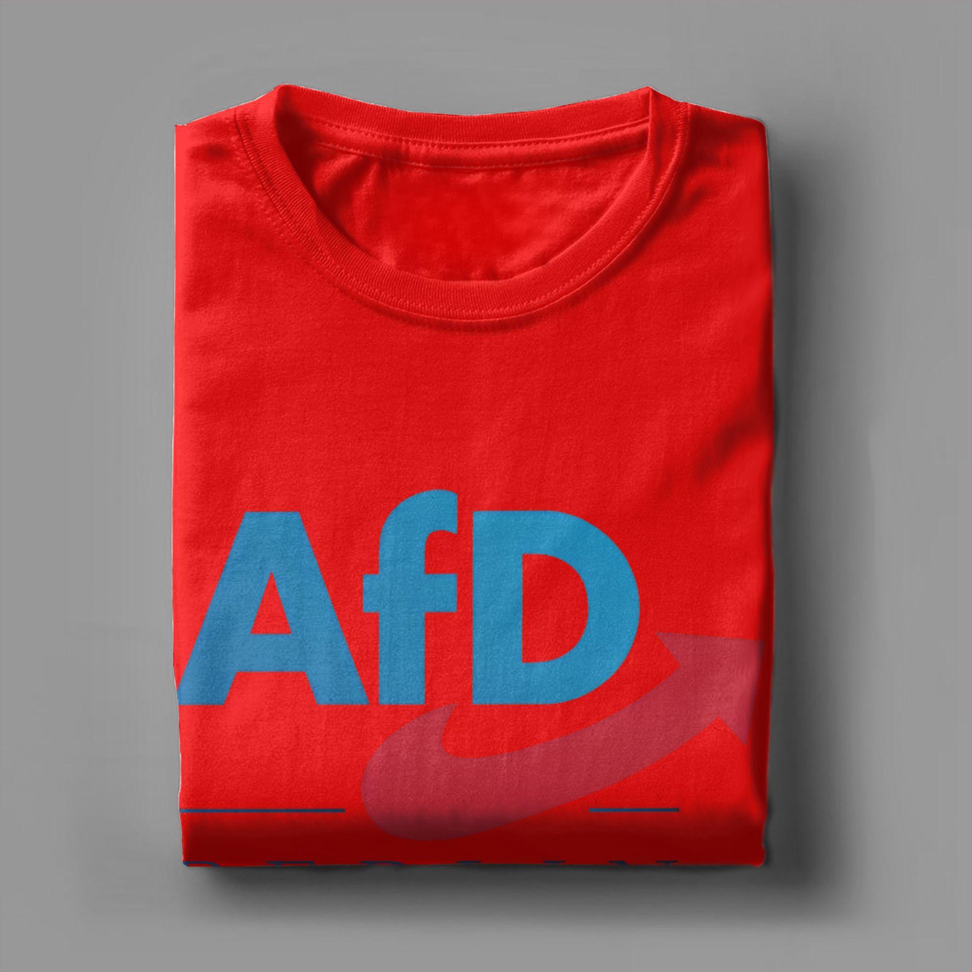 Alternative Afd GerUnisexy TShirt Summer AFD GerUnisex Logo Pure Cotton TShirts For Unisex Tshirt Short Sleeve Aesthetic Top Tees S