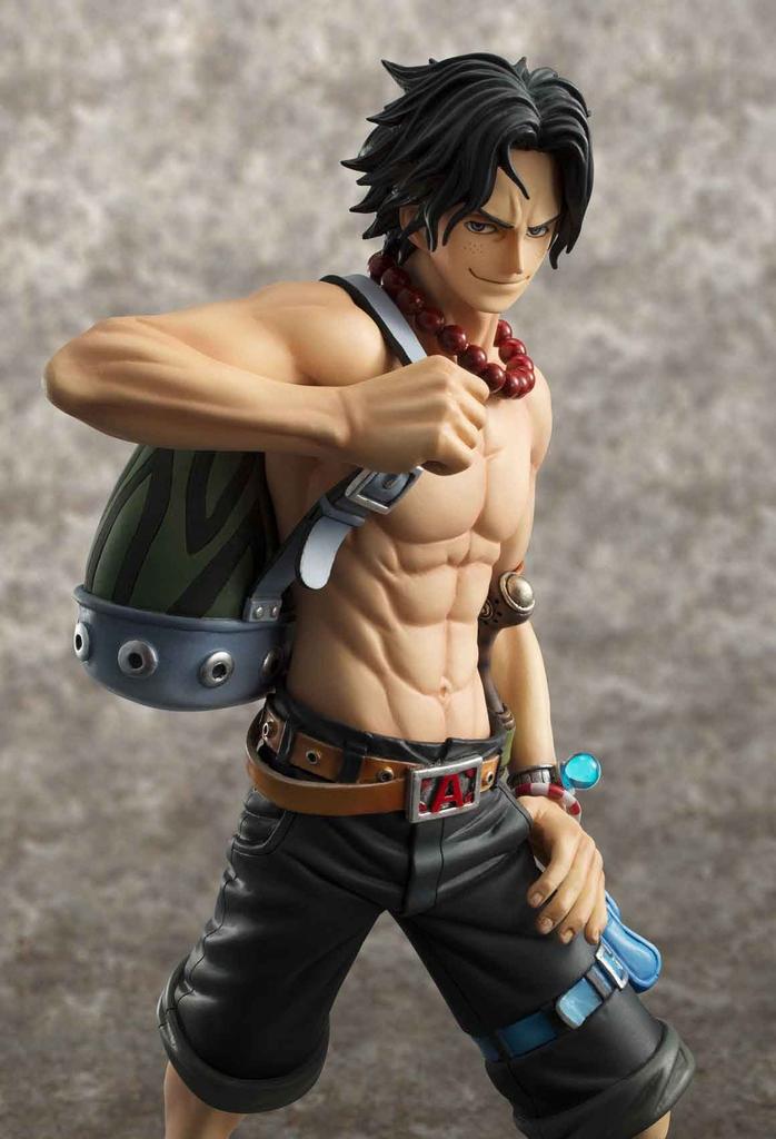 One Piece Portgas Ace 10th LIMITED 230mm Malovaná kompletní figurka Portrét.Of.Pirates NEO-DX D. Ver. (Další prodej Encore) Cca. ABS a PVC