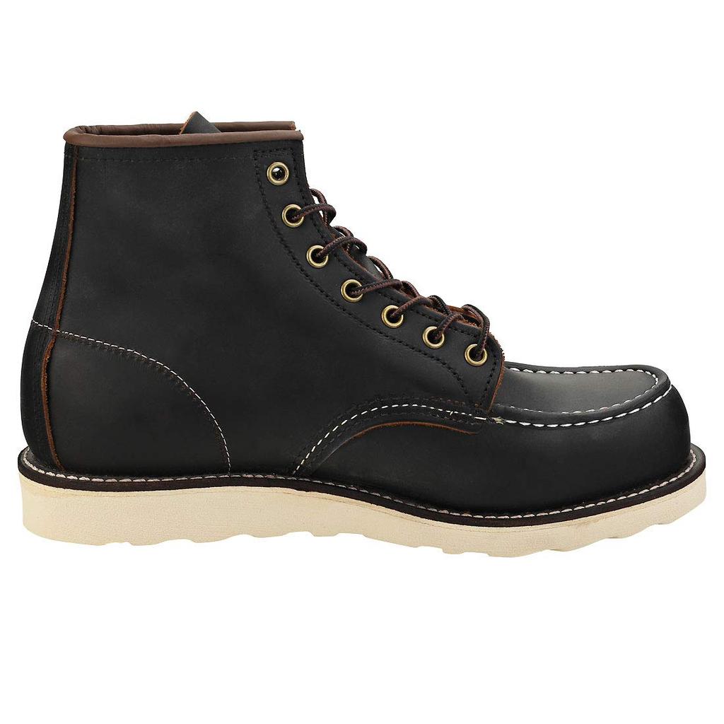 Red Wing REDWING 6 Inch Classic Mock CLASSIC MOC D Width Work Boots Mock Toe Red Wing Black Prairie Black Black System [8849] 6-INCH