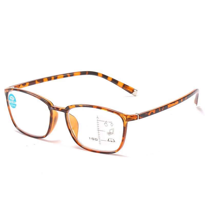 Color-Changing Reading Glasses Anti-Blue Light Look Far And Near Smart Zoom Reading Glasses Women'S Multi-Focus Far And Near Dual-Use