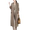 High-end Knitted Cardigan Medium and Long Autumn and Winter New Loose and Thin Literary and Artistic Style Versatile Sweater Jacket Women
