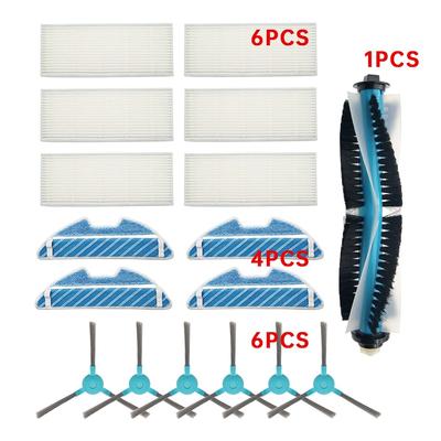 Φίλτρο Αέρα HEPA Πανί Σφουγγαρίσματος Κύρια Βούρτσα Πλαϊνή Βούρτσα για Conga 1290 1390 Ρομποτική Ηλεκτρική Σκούπα Αντικατάσταση Ανταλλακτικά Αξεσουάρ