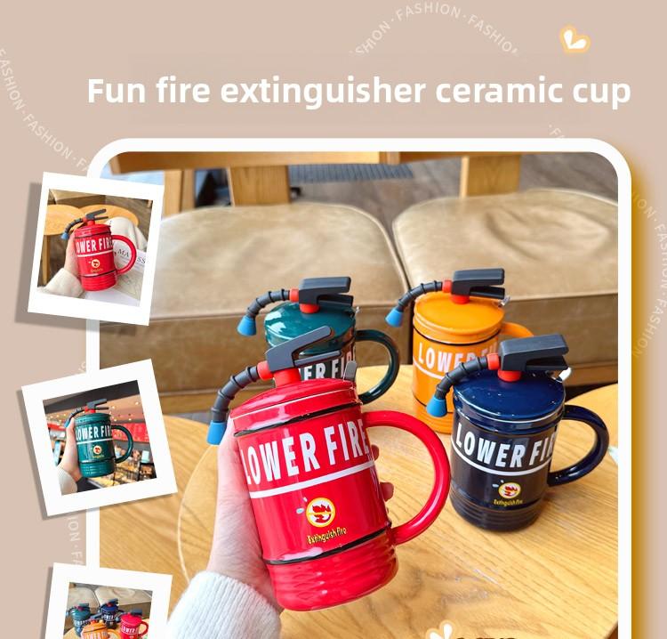 Creativity Model Mug – Unique Office Coffee Cup with Creative Design,Novelty Gift for Firefighters &Safety Enthusiast