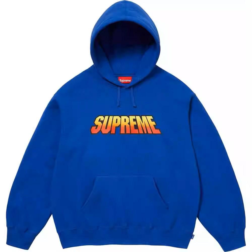 24FW Trendy Hooded Crewneck Sweatshirt