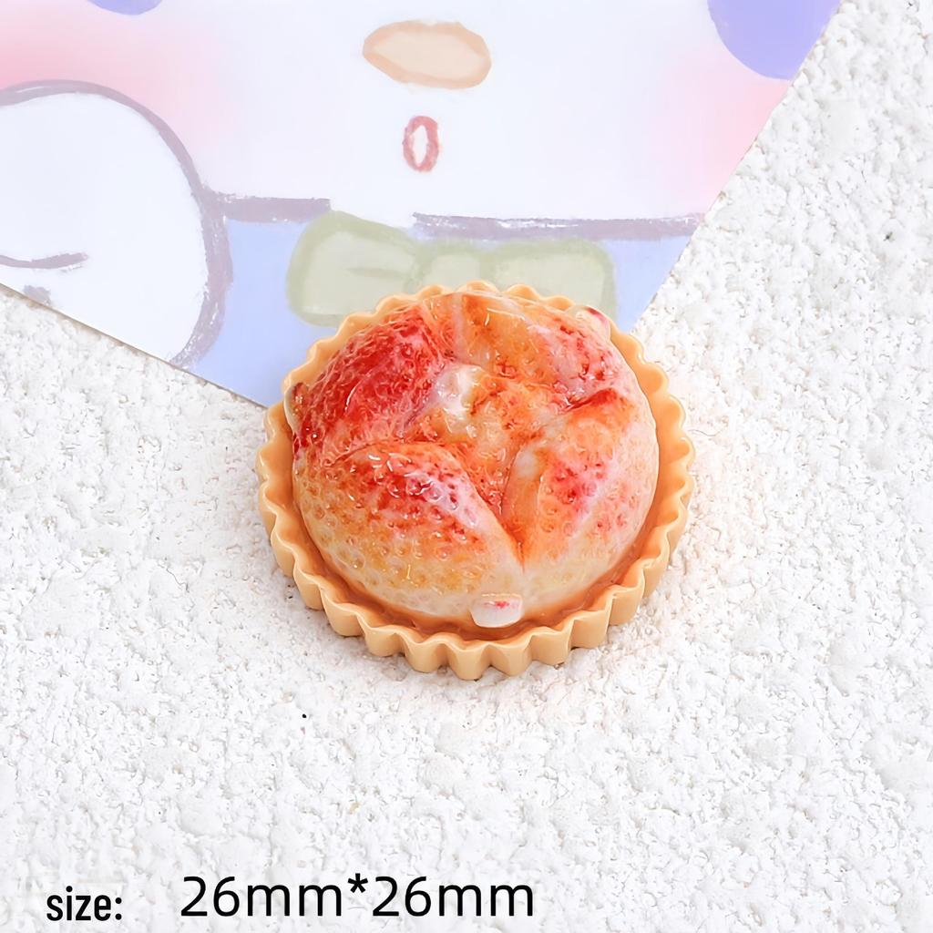 Simulation Food Play Bread Series: DIY Cream Glue, Hairpin, Shoe Buckle, Resin Decorative Accessories.