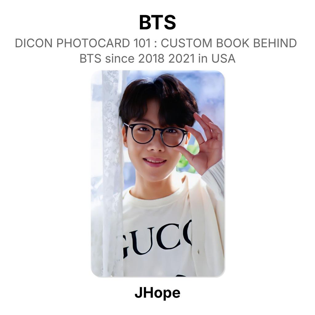 BTS DICON PHOTOCARD 101 : CUSTOM BOOK BEHIND BTS Since 2018 2021 In USA Official Photocard