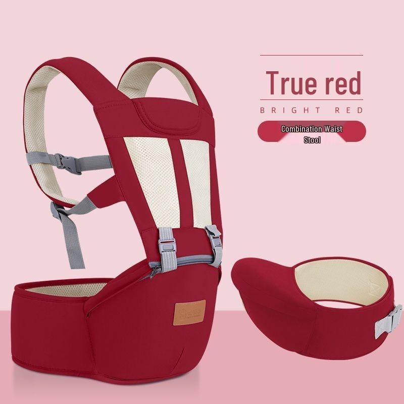 Lightweight Baby Carrier Waist Stool - Multifunctional, All-Season, Front & Back Use for On-the-Go.