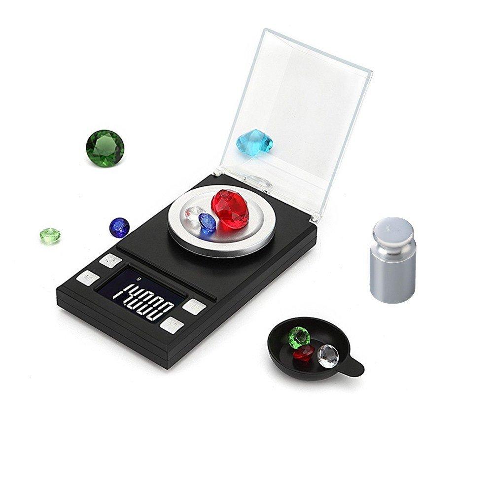 LANGOO Portable Pocket Digital Scale, 0.001g-20g Precision, Professional Grade Digital Scale, Electronic Balance