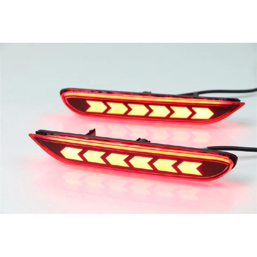 1Pair Multi-function Car LED Reflector Lamp Rear Fog Lamp Tail Rear Bumper Light Brake Light For Nissan Teana Altima 2019 2020
