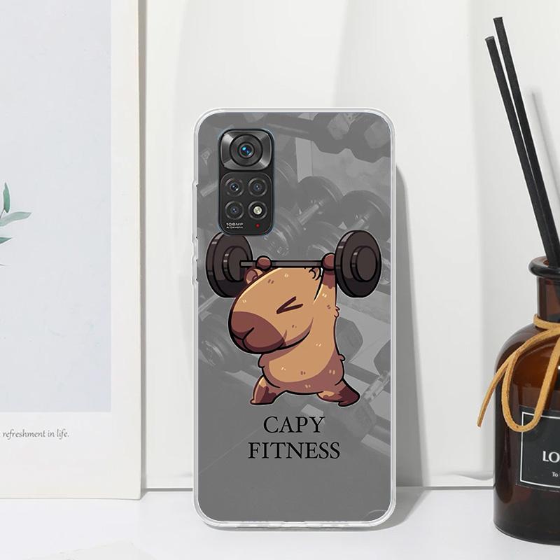 Funny Capybara Cartoon Animal Phone Case For Xiaomi Redmi Note 15 13 14S 14 Pro Plus 12S 11S 10S 12 11E 10 11T Art Fundas Back C