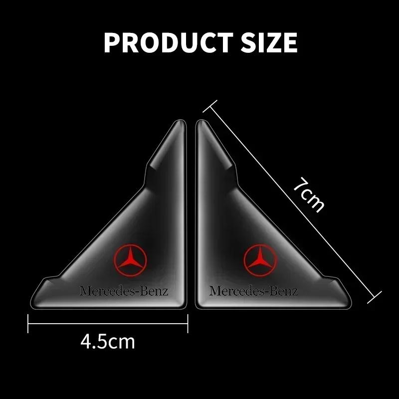 2Pcs Transparent Car Door Corner Cover Anti-Scratch Protection Sticker For Mercedes Benz A B C E M G S Class Exclusive AMG W108 XABCE1