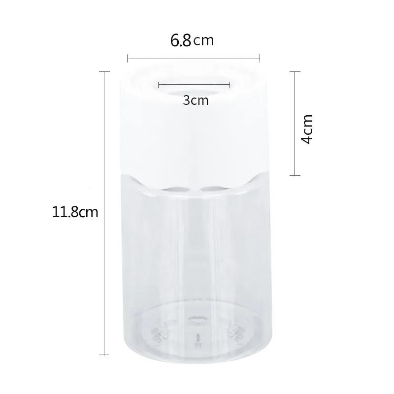 

Mini Hydroponic Flower Pot Transparent Imitation Glass Plastic Plant Pot Soilless Desktop Vase Decor белый