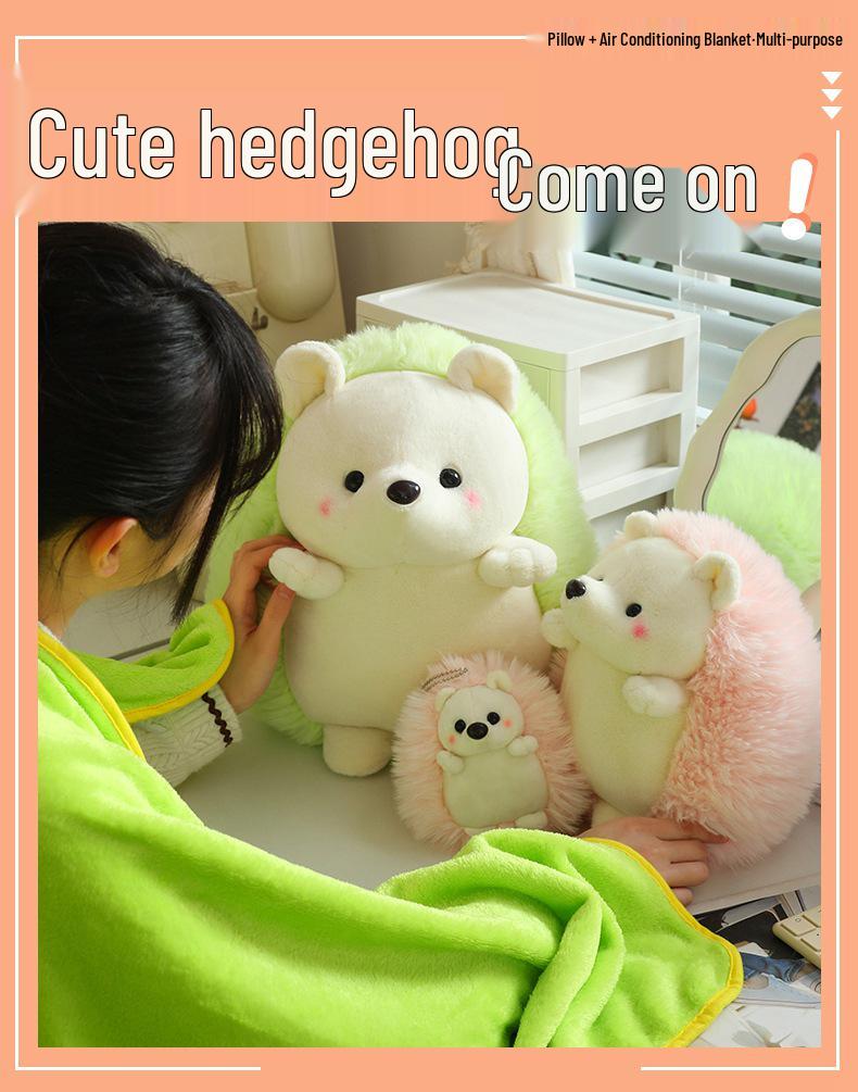 Cute Hedgehog Plush Toy & Soothing Pillow Doll - Perfect Birthday Gift