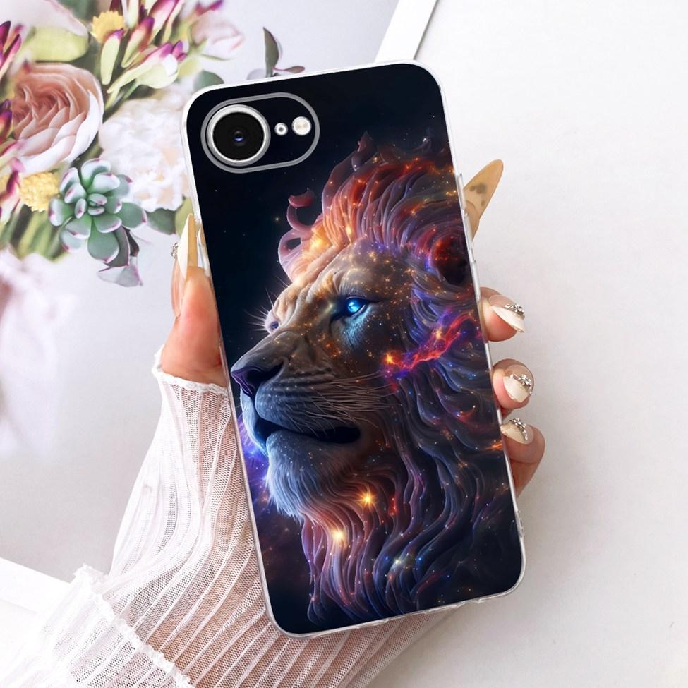 Transparent Cover For iPhone 16e Case Cute Kawaii Fashion Butterfly Funny Painted Casing A3212 A3409 A3410 A3408