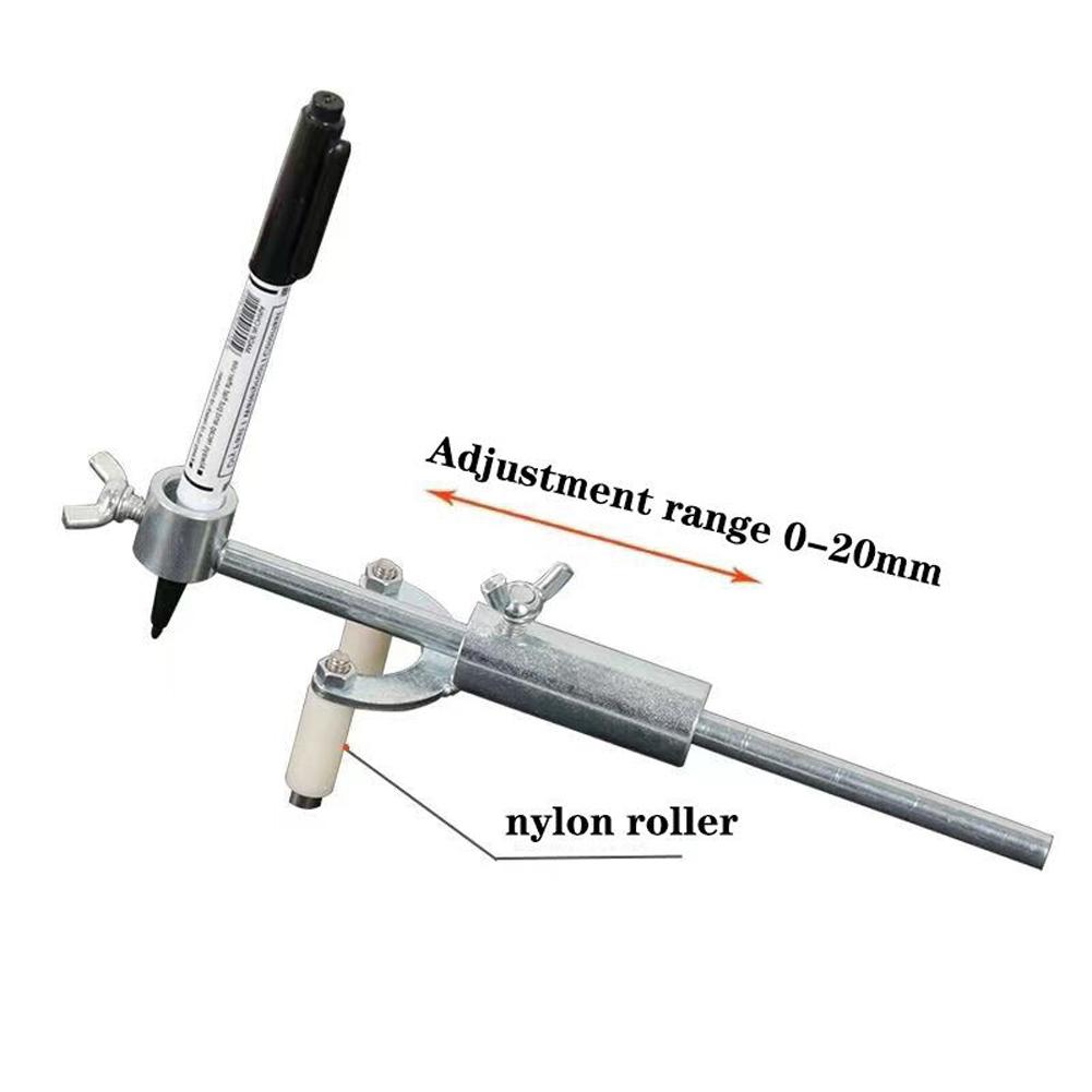 Car Wheel Brow Scriber Galvanized Iron Sheet Metal Dent Repair Tool Wheel Eyebrow Parallel Scriber Car Body Repair Tools