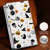 Halloween Ghost Pumpkin Case For Samsung Galaxy Z Fold 8 Ultra 7 6 5 4 Z Fold8 Fold7 Fold6 Fold5 Luxury Plating Leather Skin Phone Cover