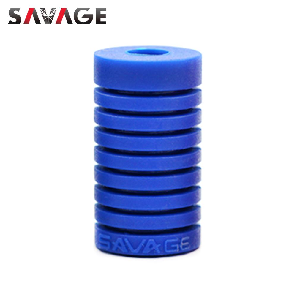Universal Gear Shift Lever Foot Pad Pedal Toe Peg Cover For YAMAHA For HONDA For KAWASAKI Motorcycle Accessories Silica