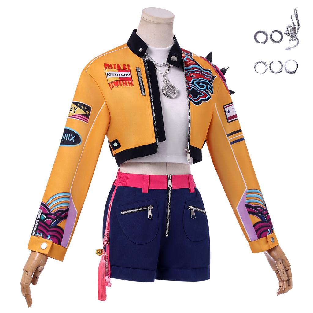 K-Pop:Demon Hunters Rumi Cosplay Costume Uniform Halloween Carnival Party Christmas Play Role Clothes Clothing for Women