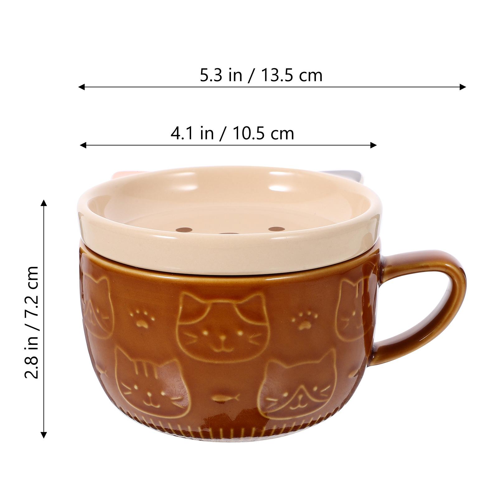 Ceramic Coffee Mug Cartoon Cat Design Latte Mug Decorative Cappuccino Coffee Cup Water Milk Couple Mug Home Japanese Decor other
