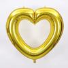 40 inch Heart Balloons Hollow Hook Love Hearts Aluminum Film Balloon Wedding Party decor Love Balloon for Birthday Photo shoots