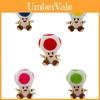 Peluche Súper Mario Sapo de 17 cm con 5 Personajes de Setas de Colores Sentados