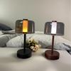 Cordless Retro Table Lamp 3 Color Light Touch Sensor LED Reading Lamp Dimmable USB Rechargeable Bedside Ambient Lights
