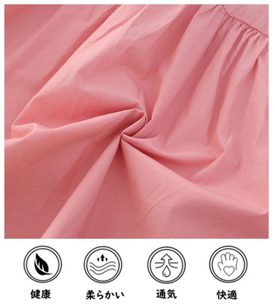 KOSIKINI Summer Casual and Everyday Cute Dress for Sizes 170 Junior Summer School Korean Korean Short Appa Girls' Dress, Wear, Girls, 120, 130, 140,