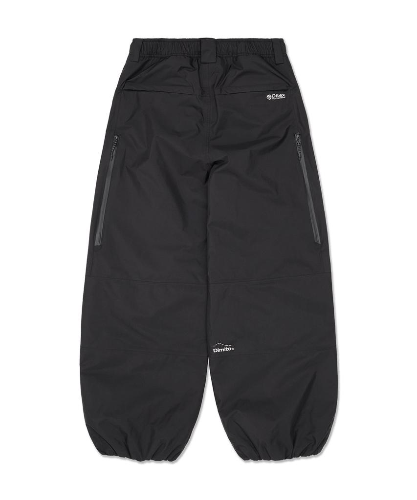 DIMITO Air Vent Banded Pants (Wide Fit Lv.1) Black
