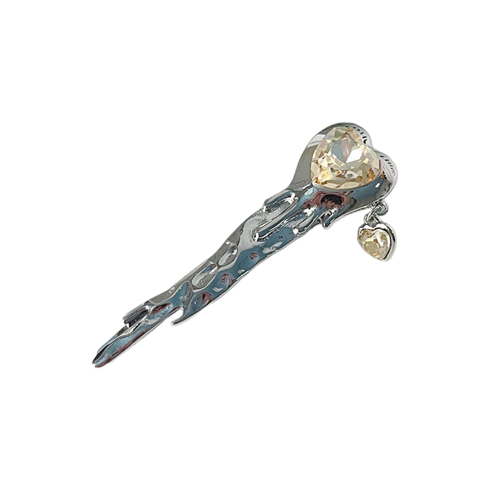 

Colorful Rhinestone Decors Hairpins Hot Girls Duckbill Hair Clip Y2k Style Multi-type Can Choose Hair Clip for Woman 3